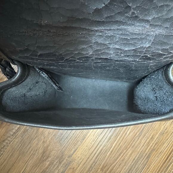 Brighton mini saddle purse woven crossbody leather bag VINTAGE 1995 - Picture 5 of 10